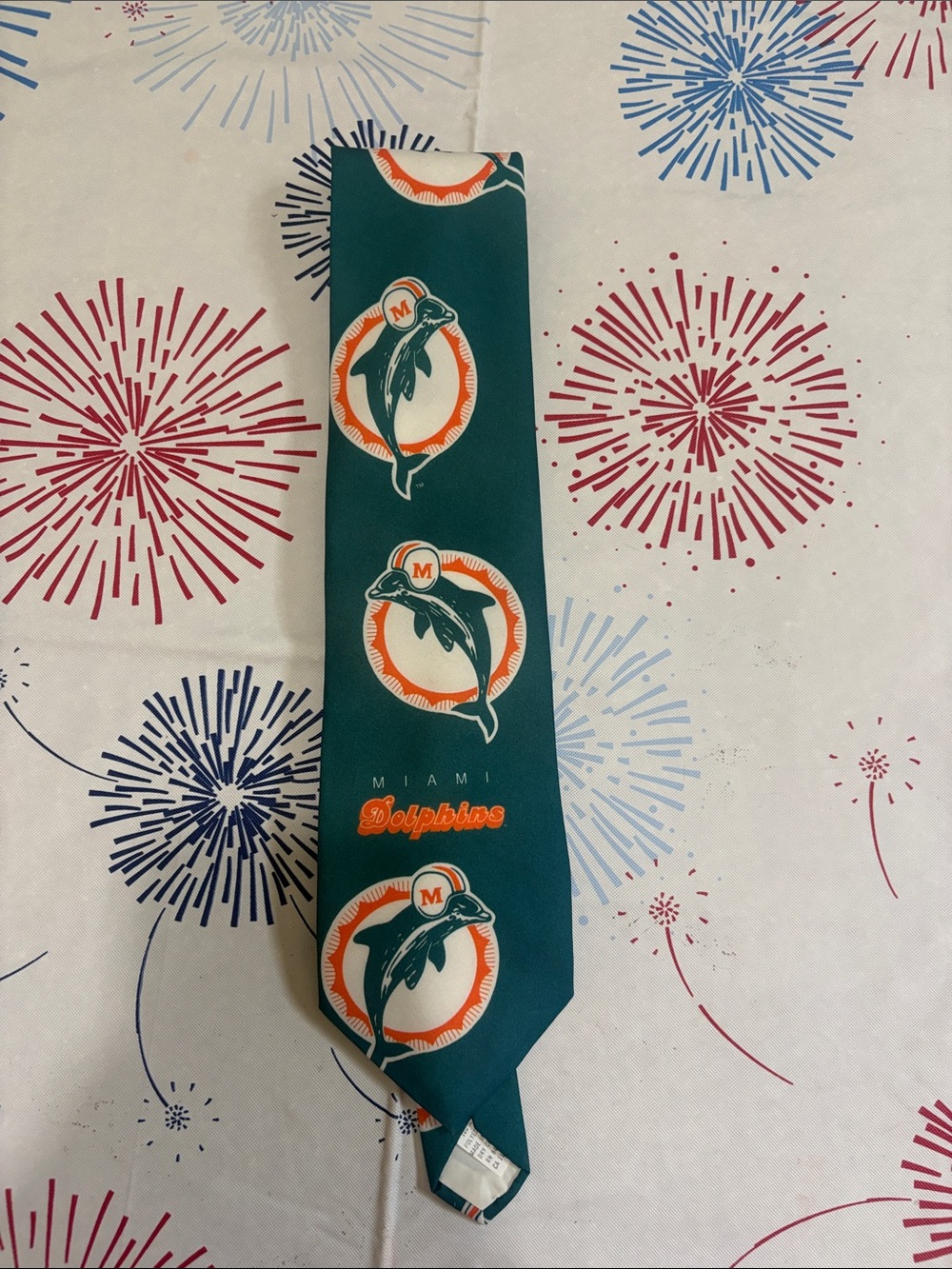 Ralph Marlin Vintage Miami Dolphins tie